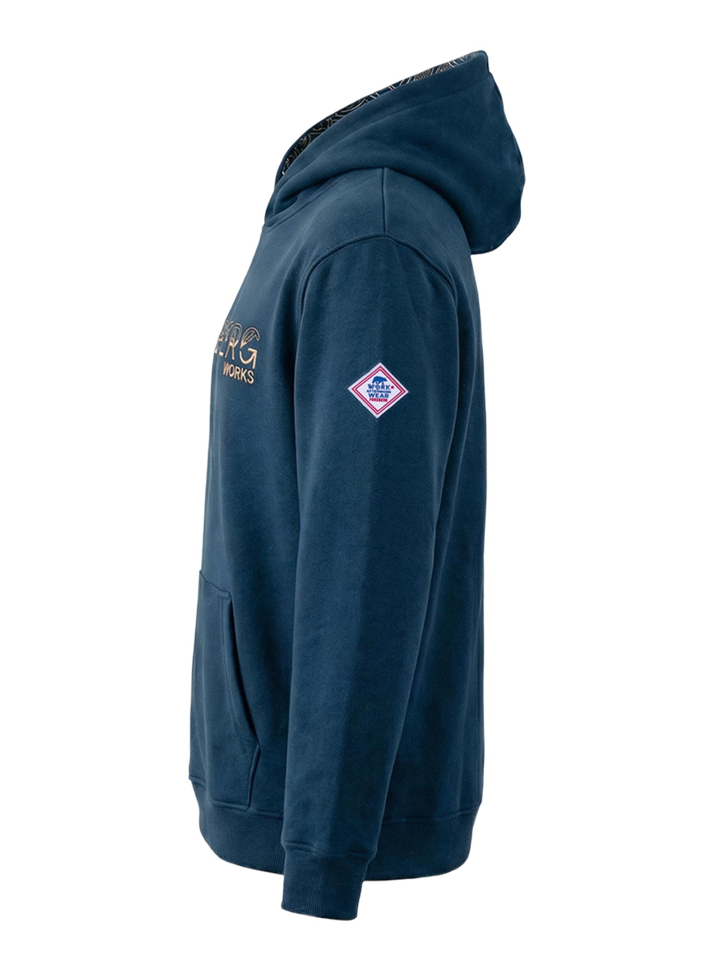 FORSBERG Sweatshirt 'Grunnson Hoodie' in Blue