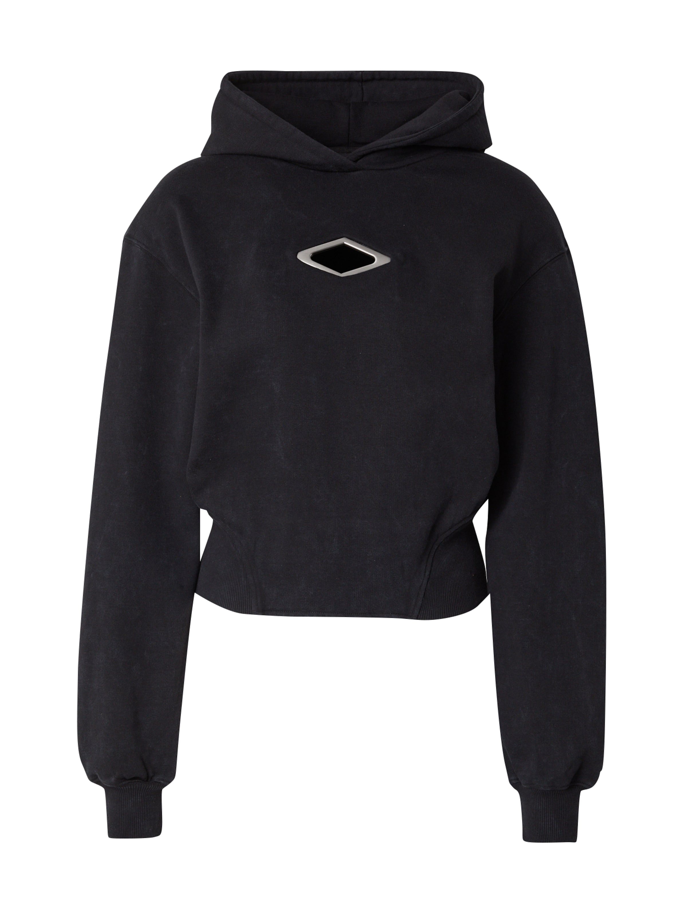 juoda Han Kjøbenhavn Megztinis be užsegimo 'Diamond': priekis