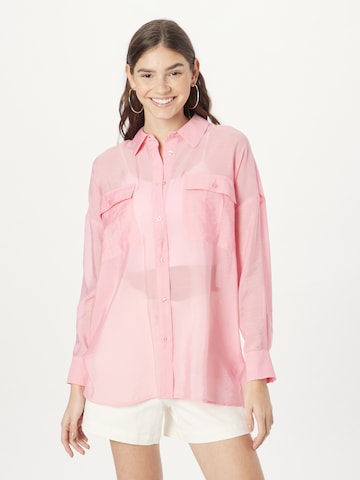 Camicia da donna 'ELINAM' di NÜMPH in rosa: frontale
