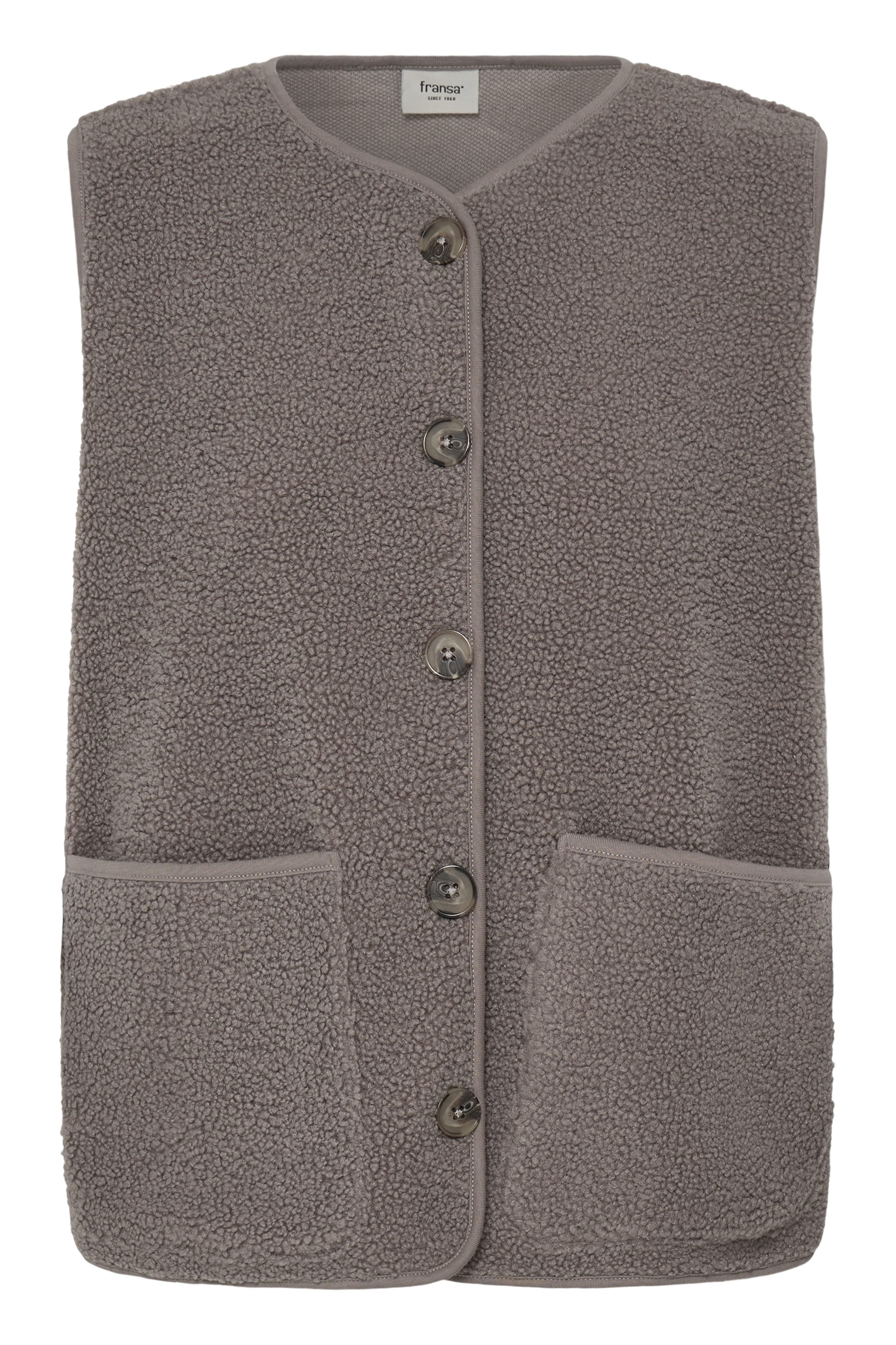 Gilet 'FRTENYA' di Fransa in grigio: frontale
