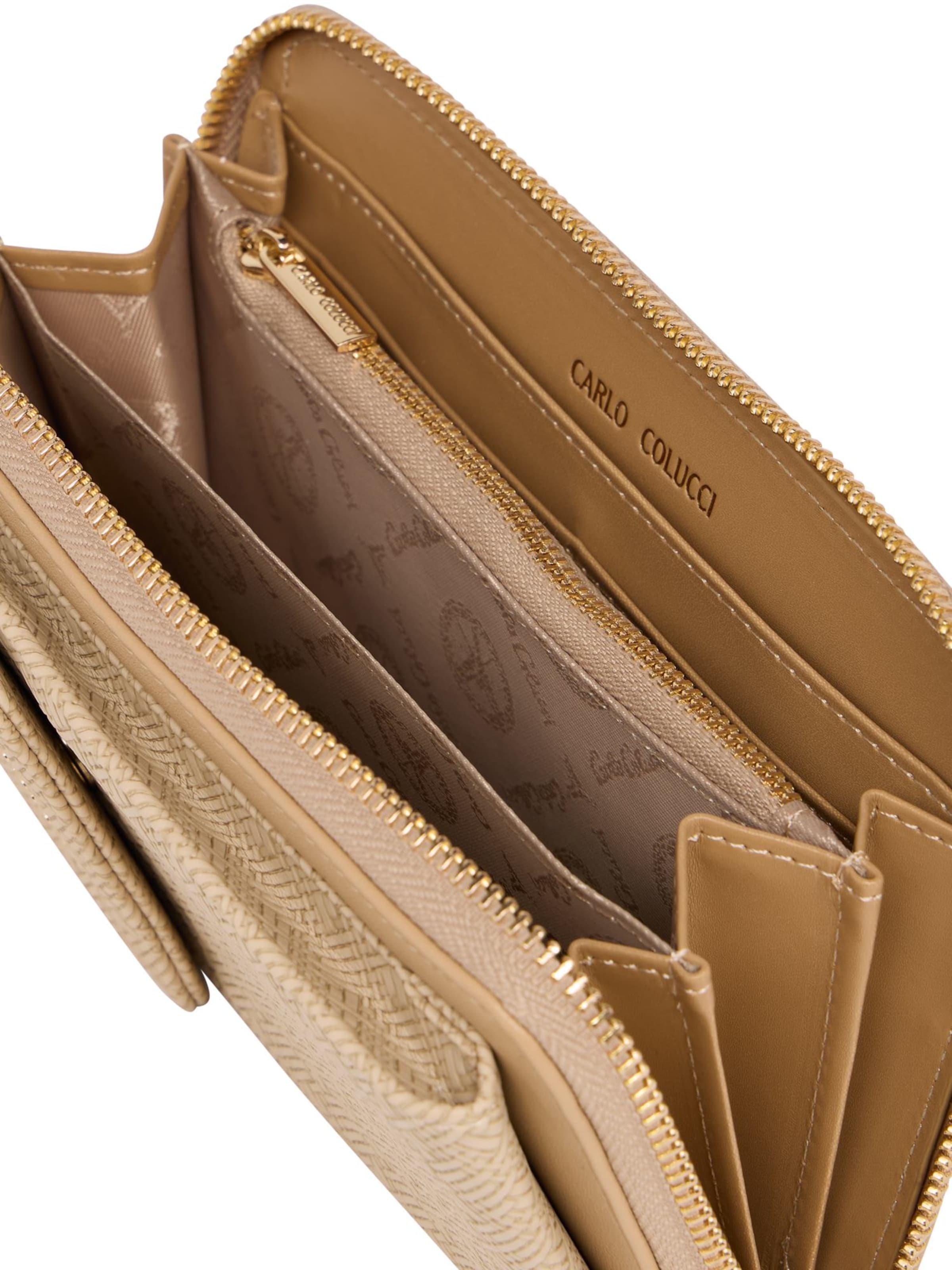 Carlo Colucci Smartphone case 'di Gesaro' in Beige