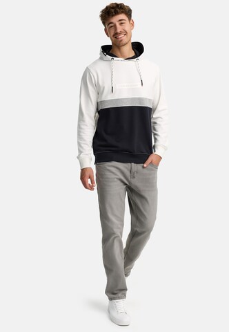Sweat-shirt ' Magnus ' INDICODE JEANS en blanc