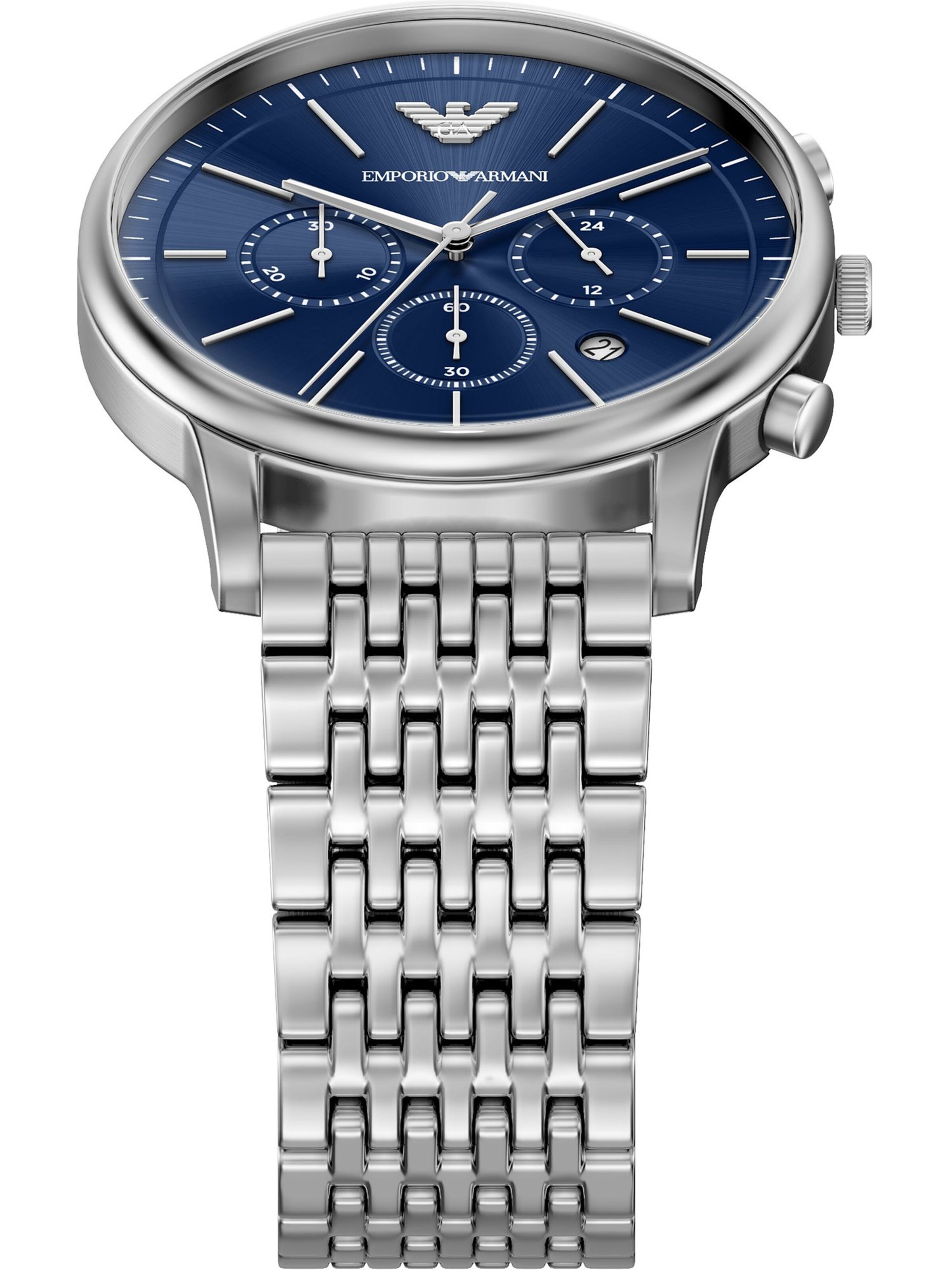 Emporio Armani Analoguhr in Silber