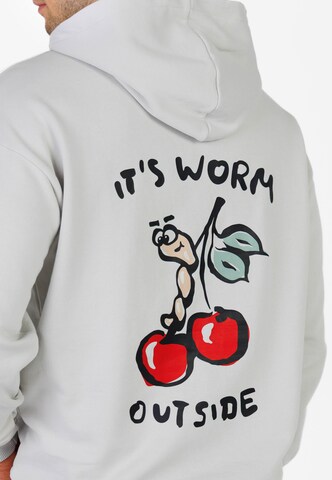 Kleinigkeit Bluzka sportowa 'Big Worm' w kolorze szary