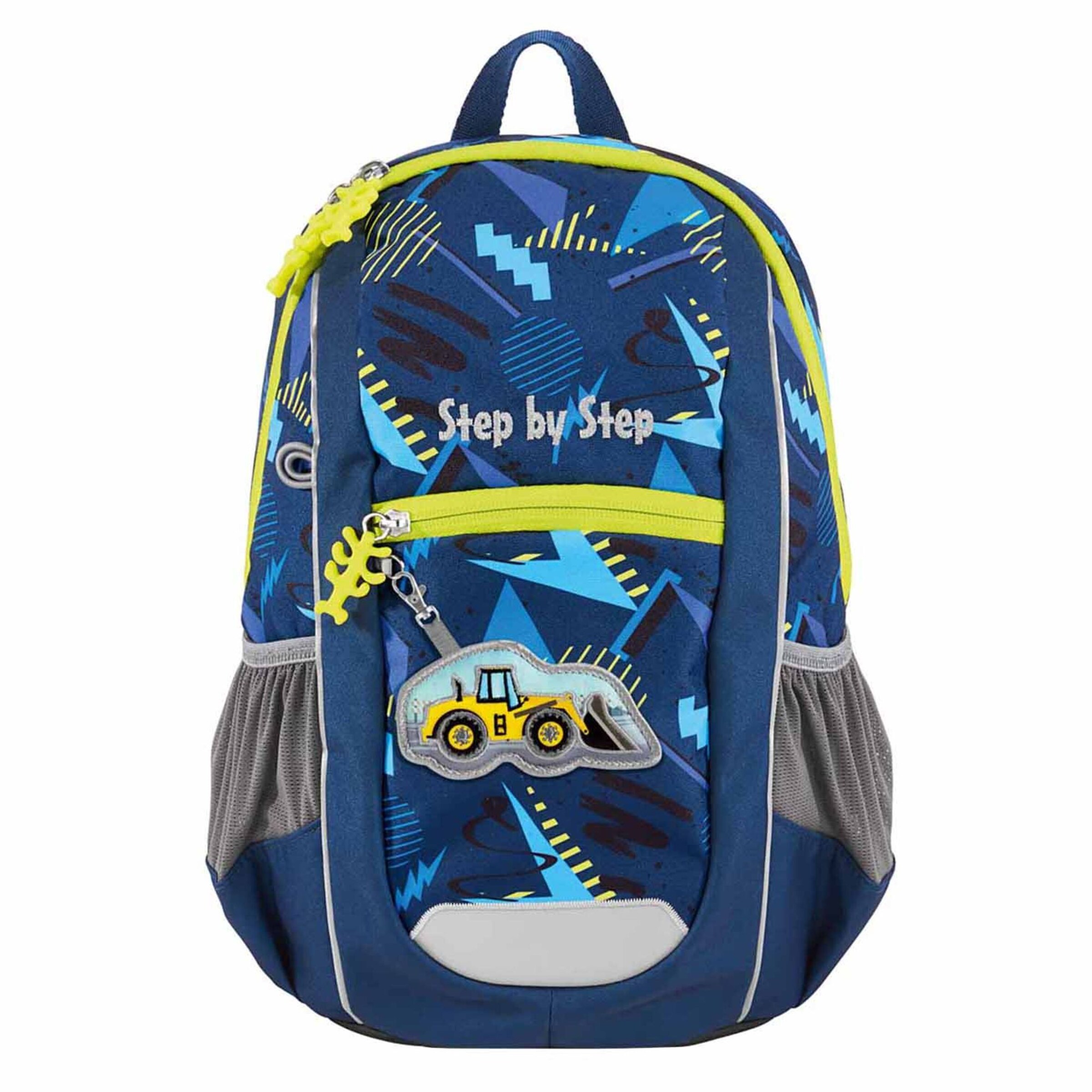 STEP BY STEP Backpack in Blue: front
