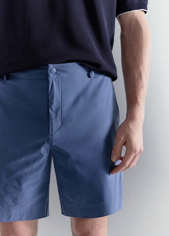 MANGO MAN Regular Shorts 'Russ' in Blau