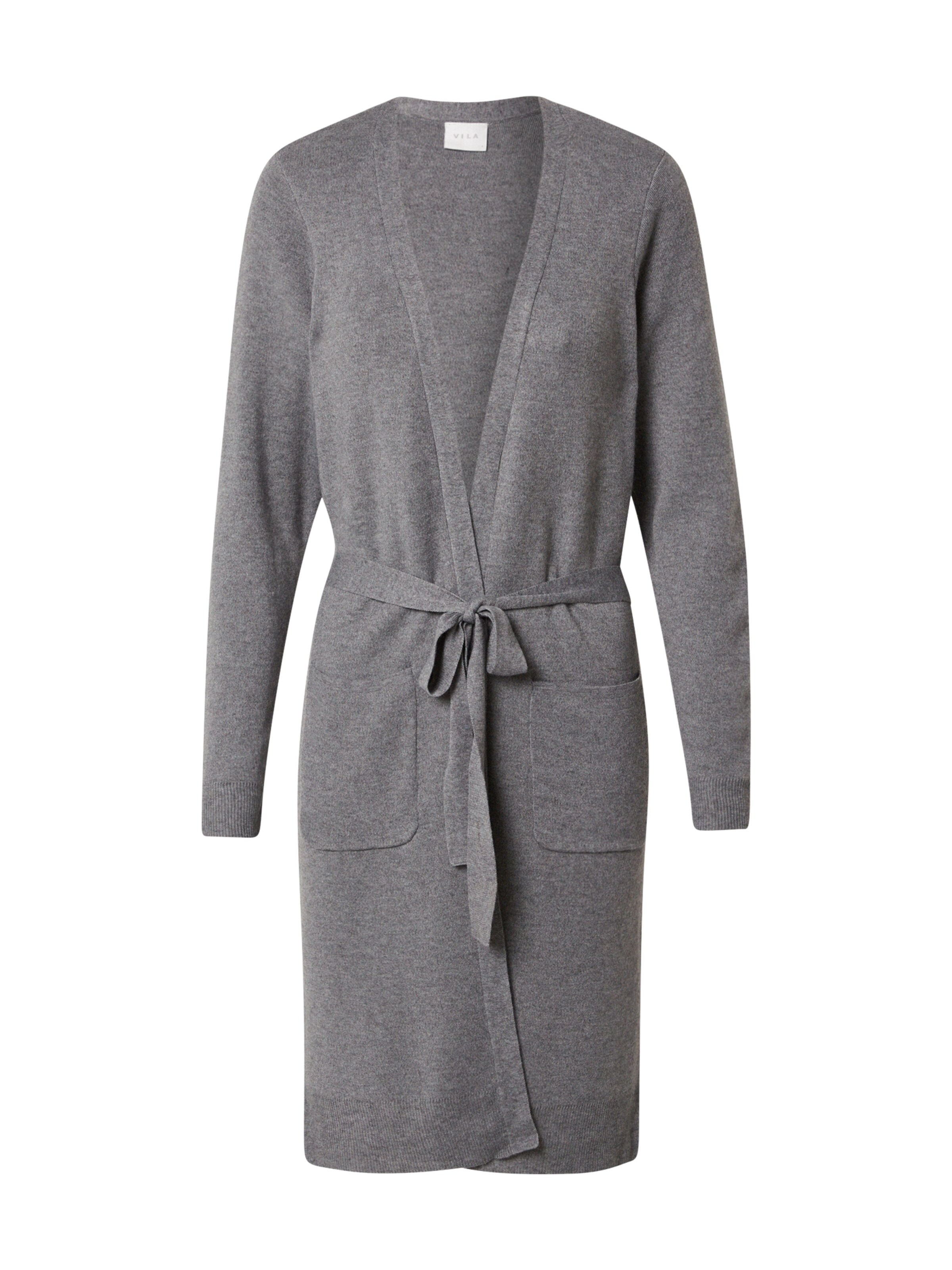 Frauen Pullover & Strick VILA Strickjacke 'MARLA' in Graumeliert - EA14907 Frauen Pullover & Strick VILA Strickjacke 'MARLA' in Graumeliert - EA14907