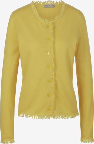 include Knit Cardigan in Yellow: front