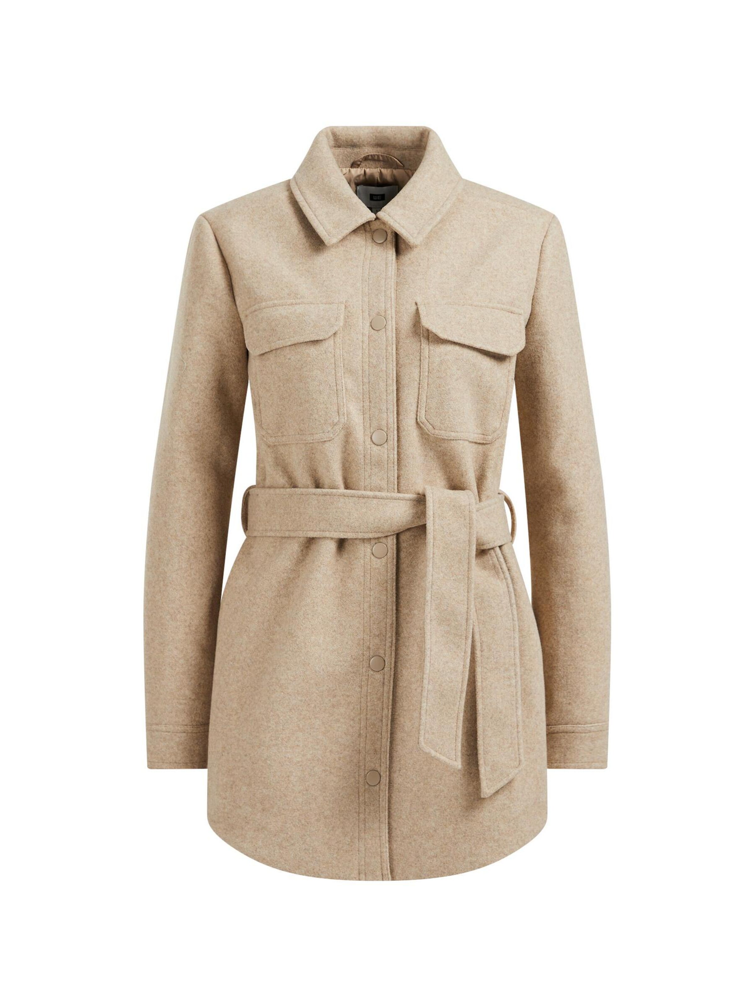 Frauen Große Größen WE Fashion Mantel in Beige - EU60961 Frauen Große Größen WE Fashion Mantel in Beige - EU60961