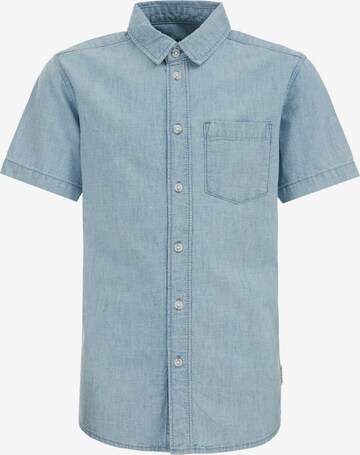 Coupe regular Chemise WE Fashion en bleu : devant