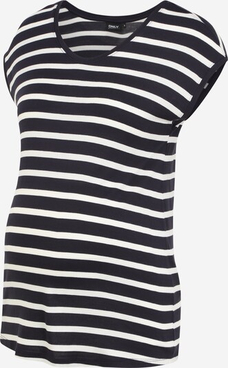 Only Maternity T-shirt 'WILMA' en bleu nuit / blanc, Vue avec produit