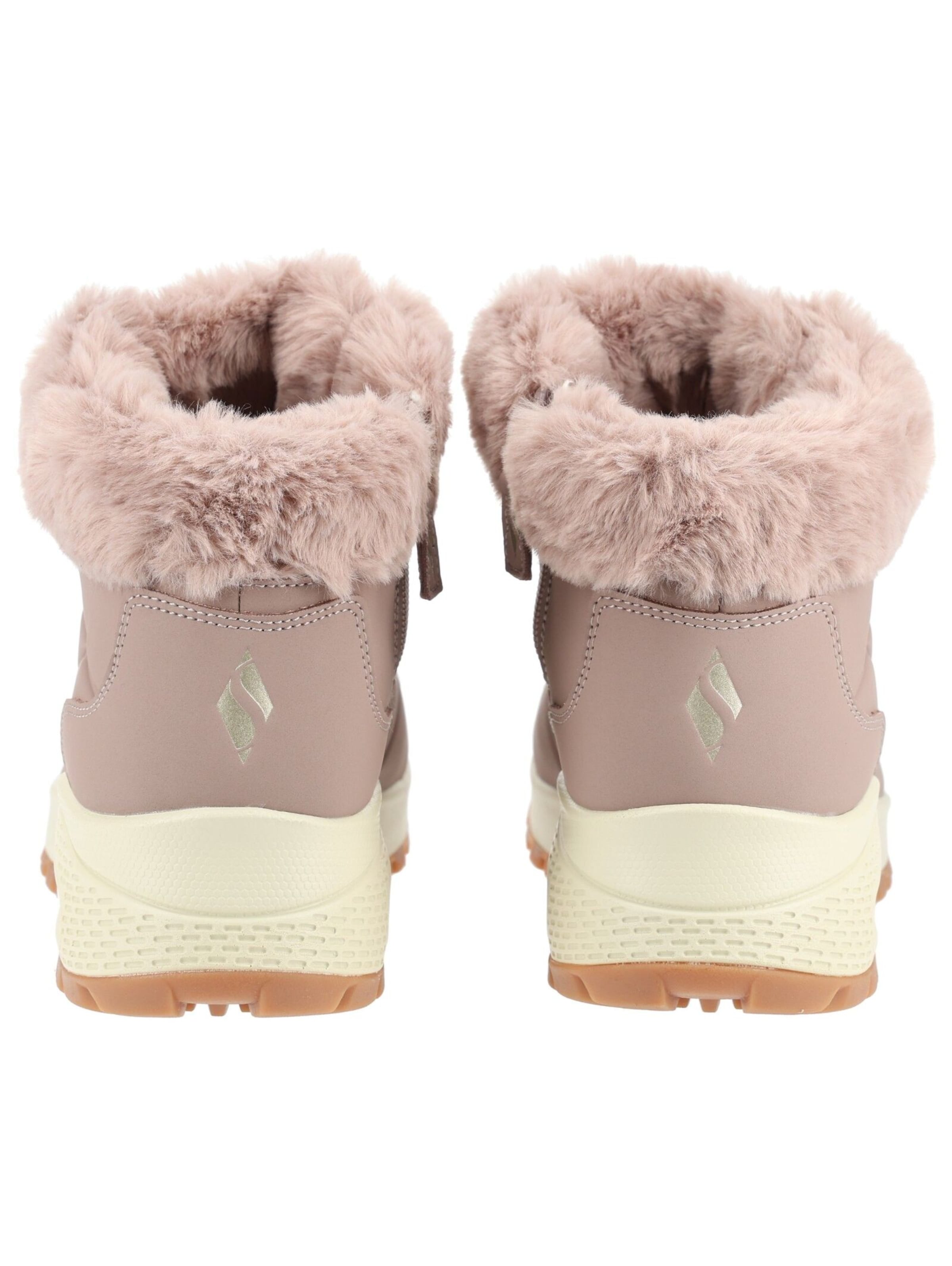 SKECHERS Schnürstiefelette in Beige