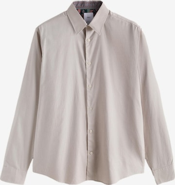 Next Button Up Shirt in Beige: front