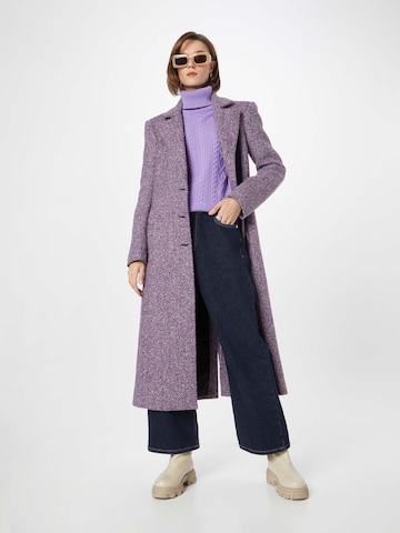 PATRIZIA PEPE Zimní kabát 'CAPOTTO' – fialová
