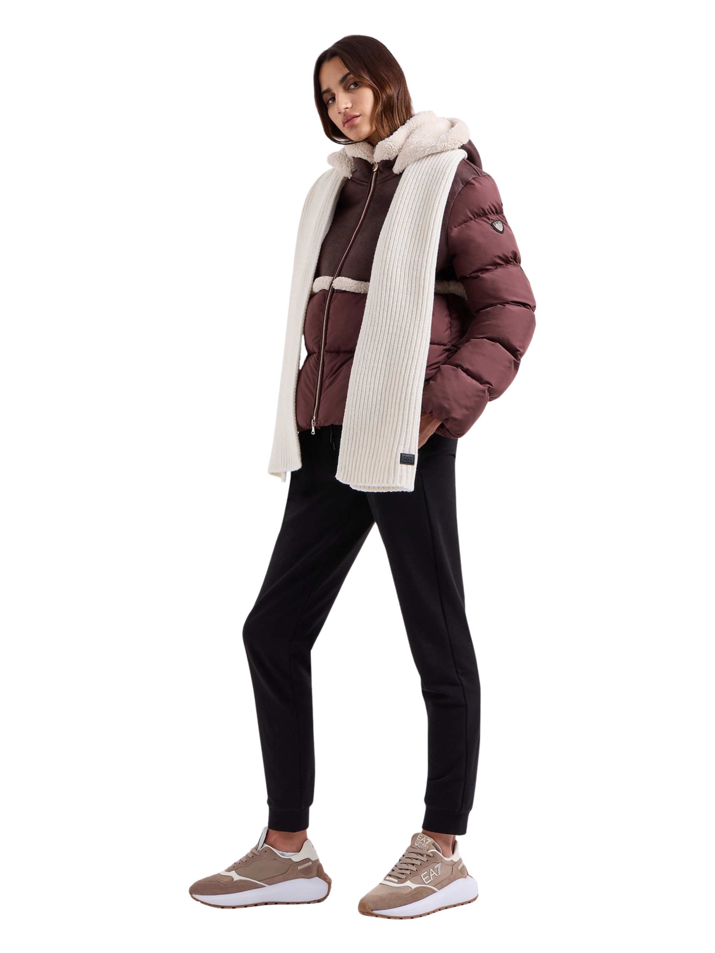 EA7 Emporio Armani Winter jacket in Brown