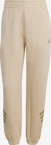 Tapered Pantaloni de la ADIDAS SPORTSWEAR pe bej: față