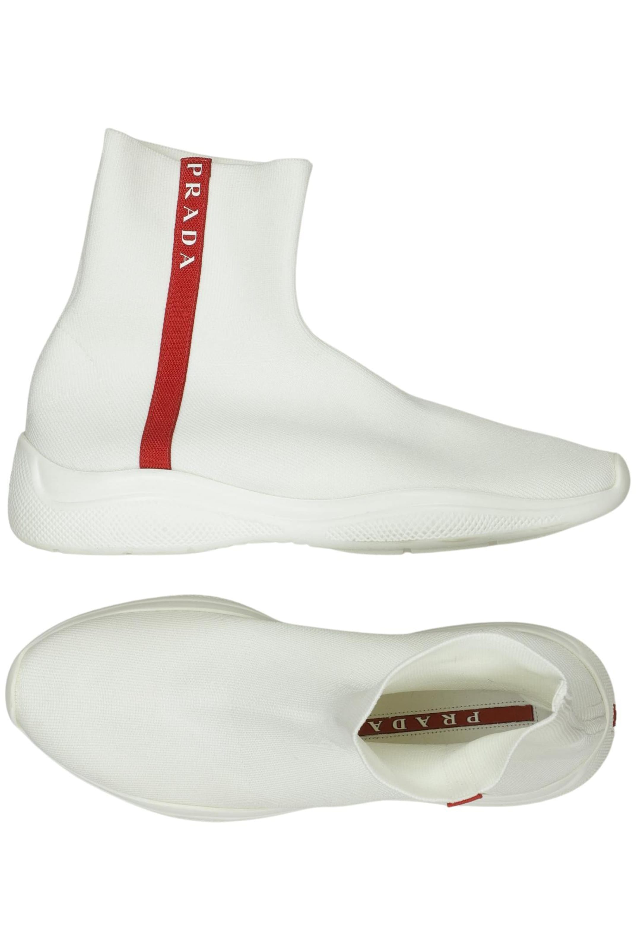 PRADA Sneaker 37 in Weiß: Vorderseite