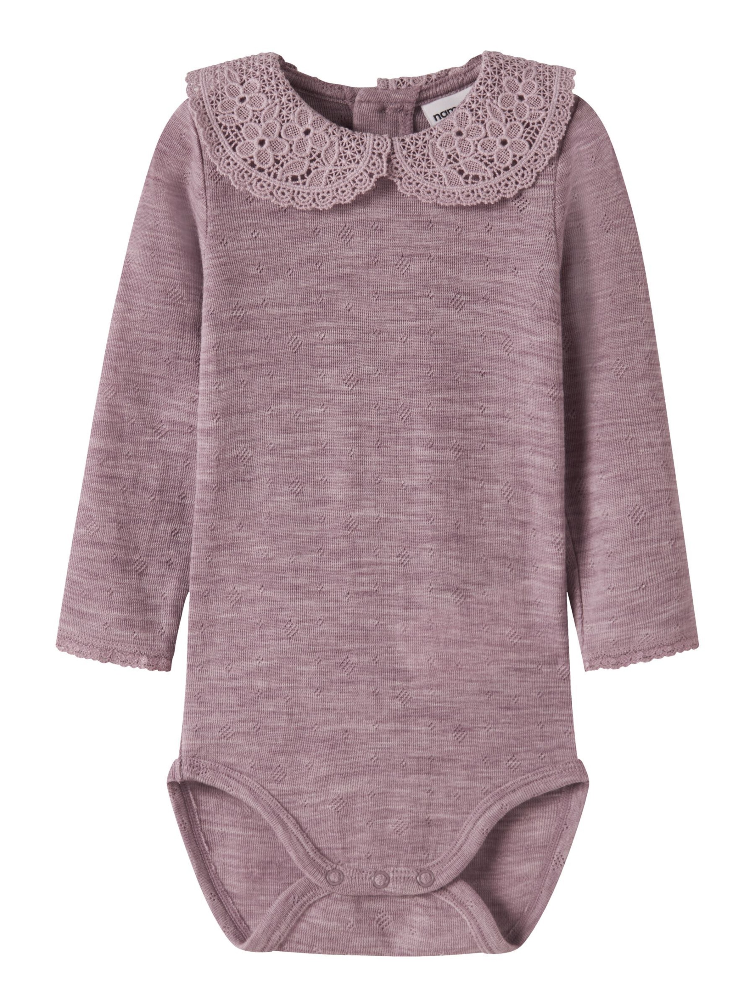 NAME IT Romper/Bodysuit in Purple: front