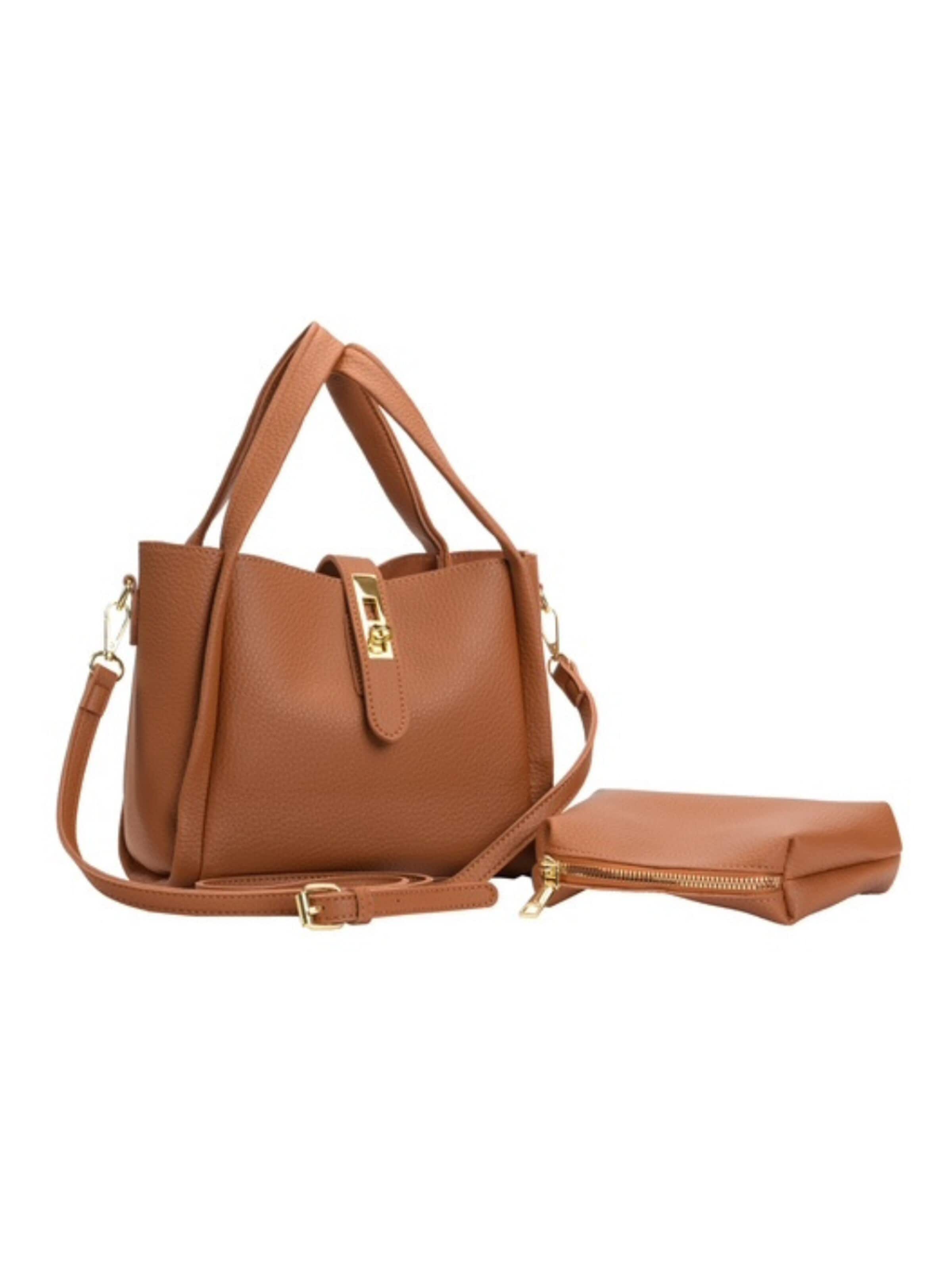 Sac à bandoulière 'Alma' TrendyUp en marron : devant