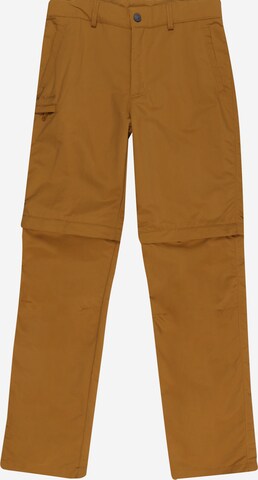 VAUDE Workout Pants in Brown: front