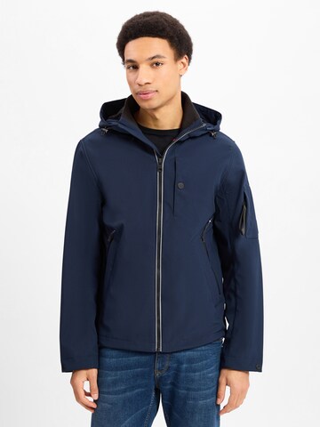 TOM TAILOR Functionele jas in Blauw: voorkant