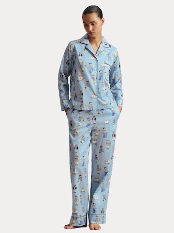 Polo Ralph Lauren - Pijama ' Iconic Bear ' en azul: frente