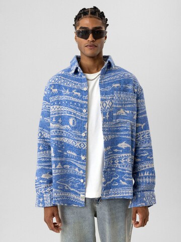 Dandalo Comfort fit Button Up Shirt 'Daniel' in Blue: front