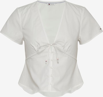 balta Tommy Jeans Palaidinė: priekis