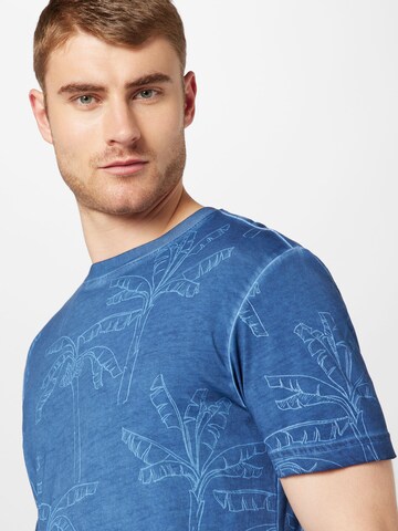 QS T-Shirt in Blau