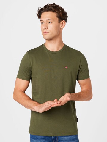 NAPAPIJRI Regular fit Shirt 'SALIS' in Green: front