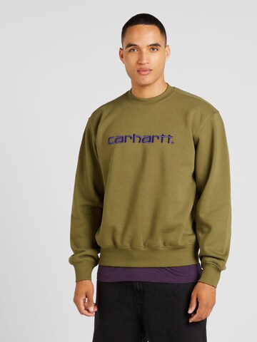 Carhartt WIP Mikina - Zelená: predná strana