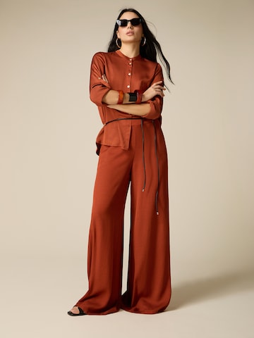 oltre Baggy Trousers in Orange