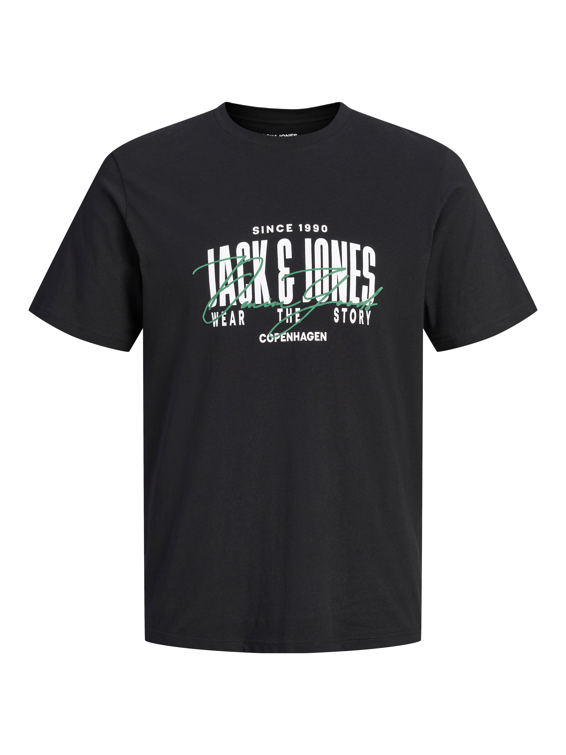 Jack & Jones Plus Shirt in Black: front