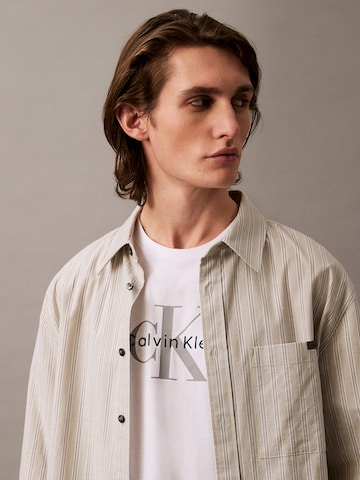 balts Calvin Klein Jeans T-Krekls 'Hero'
