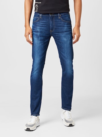 Lee Slimfit Jeans 'Luke' in Blauw: voorkant