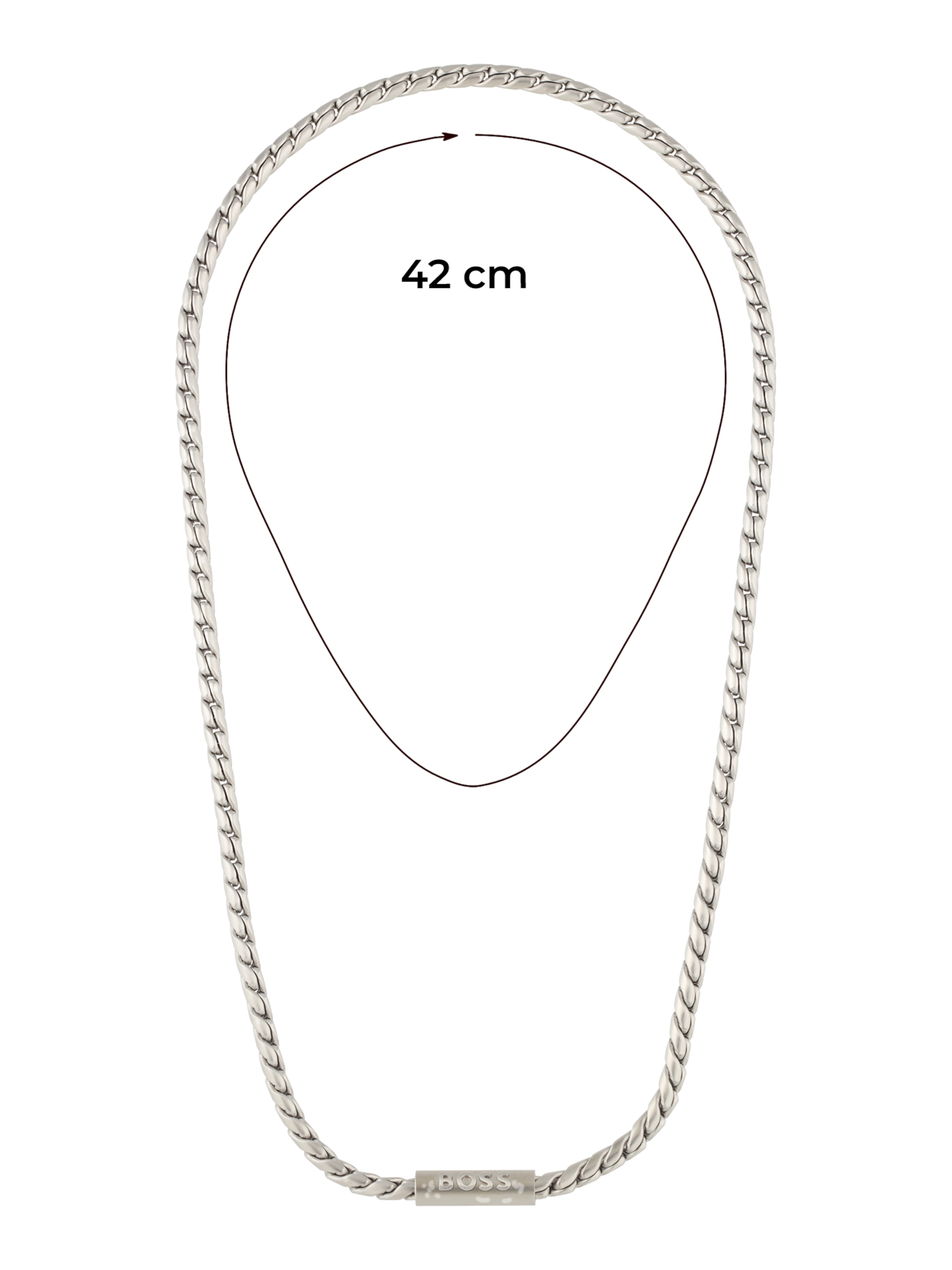 BOSS Necklace 'DORAN' in Silver