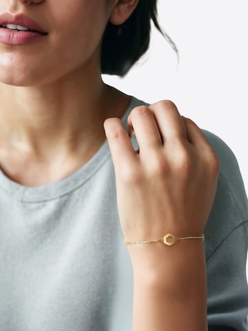 Sofia Milani Armband 'Hexagon'‌‌‌‌‌‌‌‌‌‌ in Gold: Vorderseite