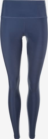 Athlecia Skinny Sportbroek in Blauw: voorkant