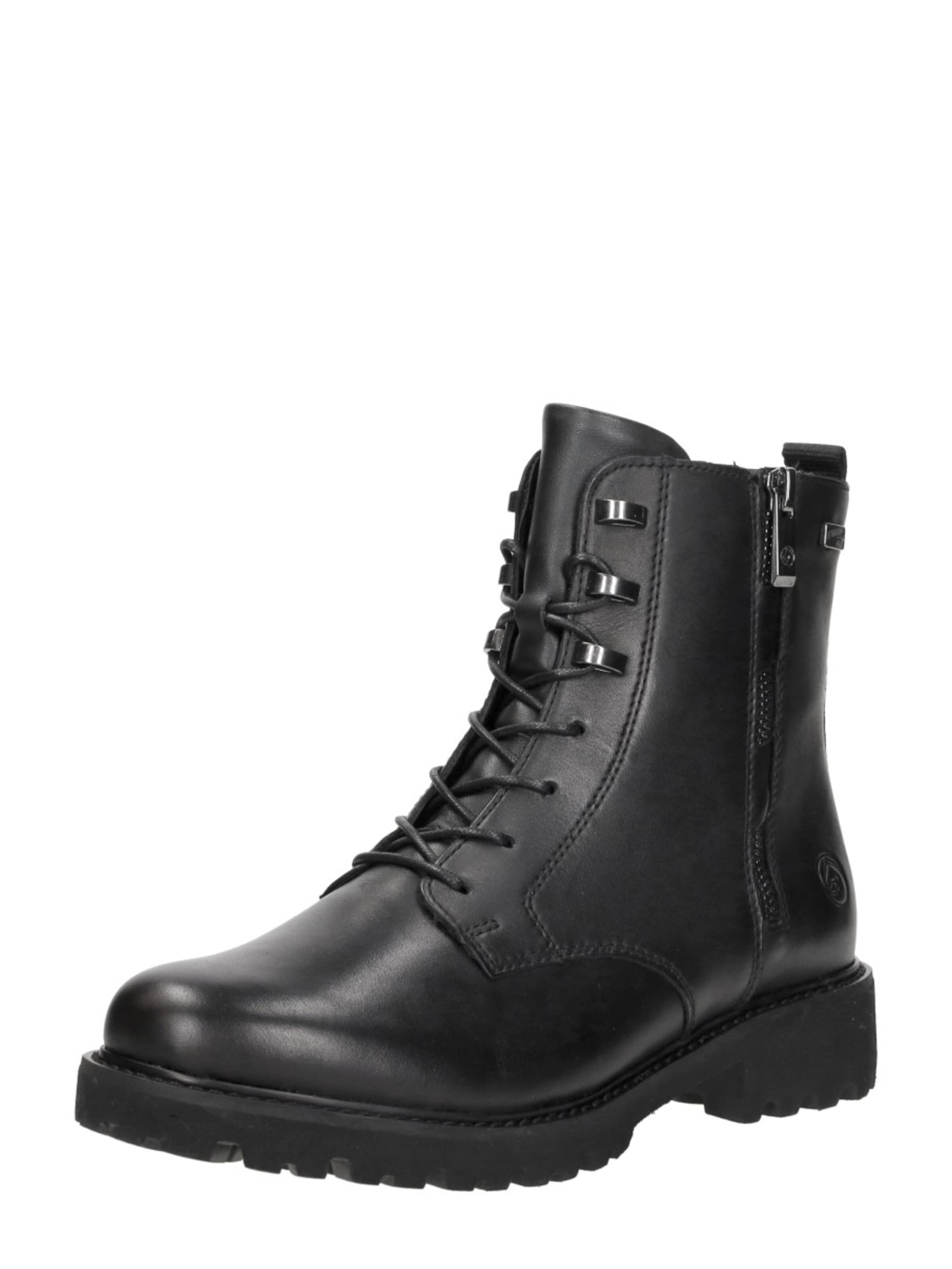Chaussure à lacets 'Veterschoenen Hoog' REMONTE en noir