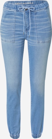 American Eagle Tapered Jeans in Blauw: voorkant