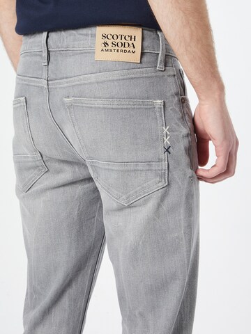 SCOTCH & SODA Normální Džíny 'Skim skinny jeans' – šedá