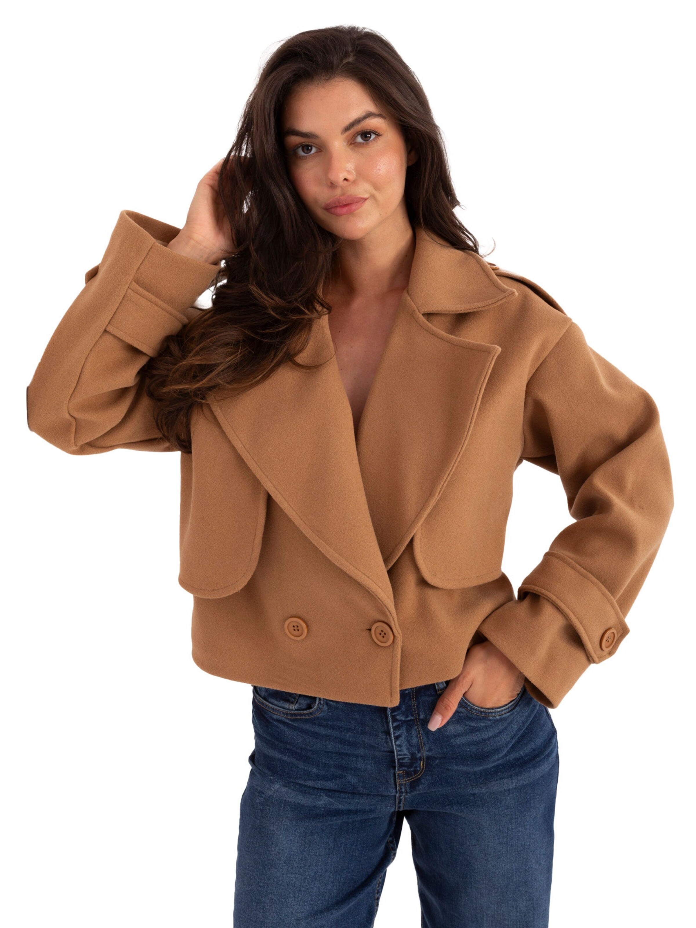 Madnezz House Übergangsjacke‌‌‌‌‌‌‌‌ in camel, Produktansicht
