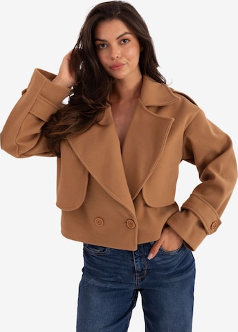 Madnezz House Übergangsjacke in Beige: Vorderseite