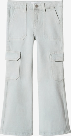 MANGO KIDS Bootcut Broek 'Susi' in Grijs: voorkant