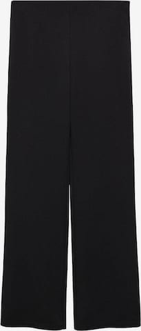 évasé Pantalon 'Avaya' MANGO en noir : devant