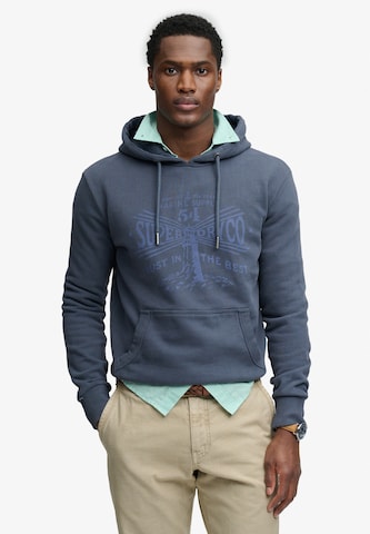Superdry & Co Sweatshirt 'Lo-Fi Dockside' in Blauw: voorkant
