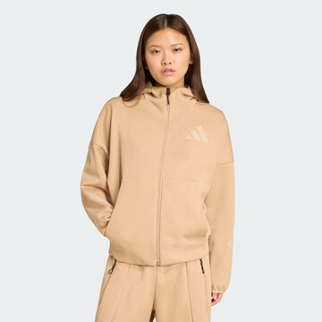 ADIDAS SPORTSWEAR Спортивная кофта 'Z.N.E.' в Бежевый: спереди
