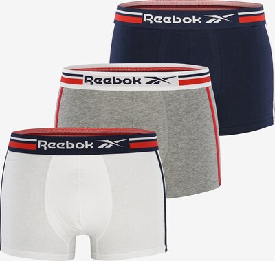 Reebok Sport Boxershorts 'JAGER' in blau / graumeliert / weiß, Produktansicht