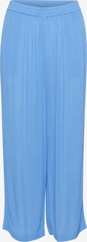 Kaffe Wide leg Broek 'Dacia Amber' in Blauw: voorkant