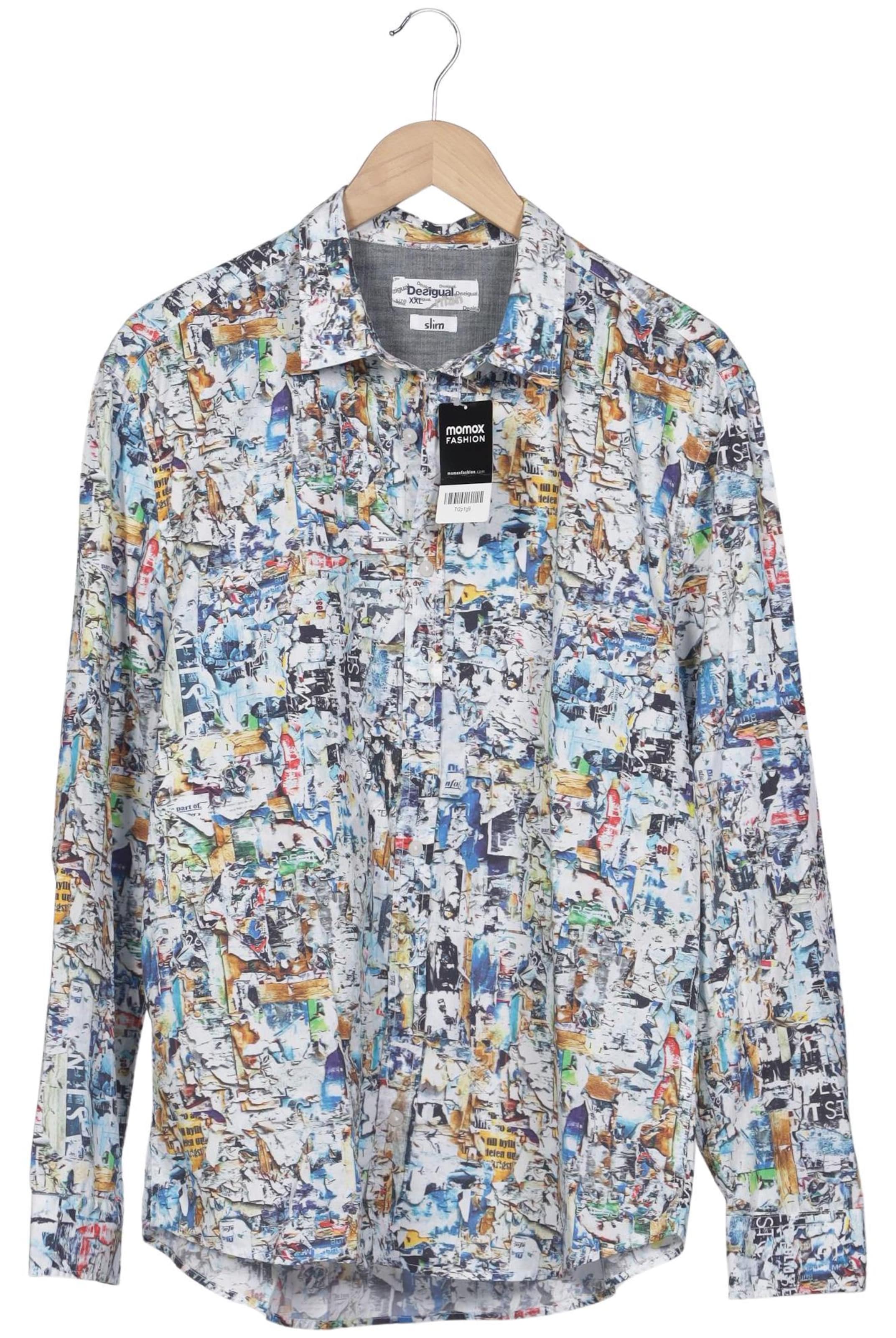 Desigual Button Up Shirt in XXL in Mixed colors: front